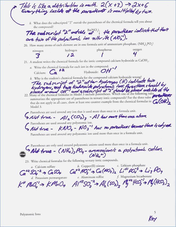 Polyatomic Ions Worksheet Answers Pogil â Careless Me